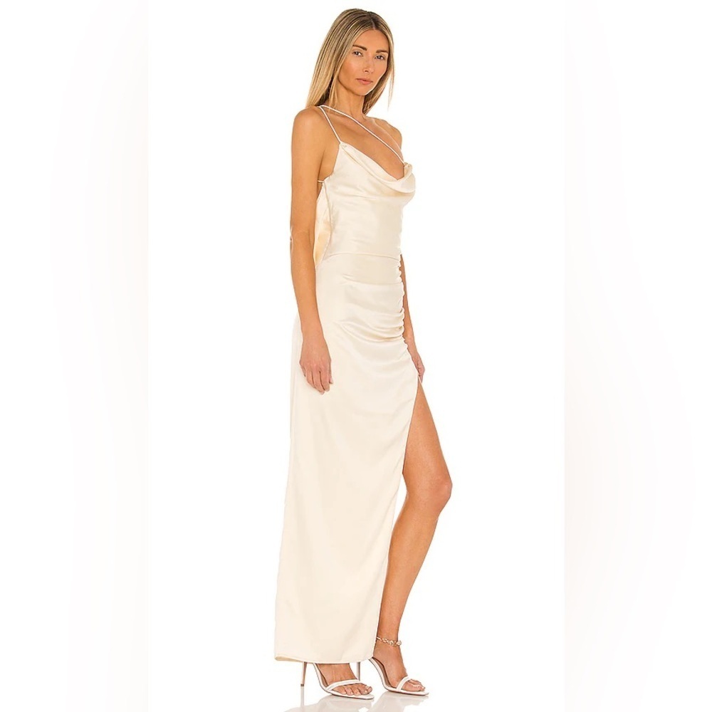 Lovers + Friends The Megan Gown in Champagne - Picture 2 of 15